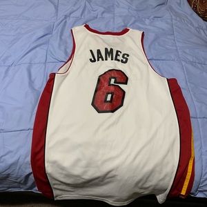 Lebron James Miami Heat #6 jersey